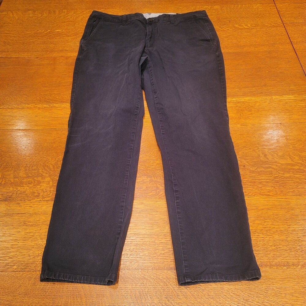Bonobos Slim Chino 2.0 Cotton Stretch Pants Size 38X32 Black 4-way Stretch